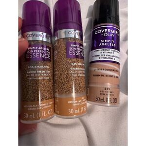 Cover girl x Olay 3x medium 3 in 1 essence + foundation makeup beige beauty skin